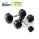 Body Maxx 95 Kg Hex Dumbells Sets. 12.5 kg + 15 kg + 20 kg X 1 Pair Each 